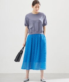 組曲 L 【WEB限定】クールプレーティング天竺スエットライク カットソー