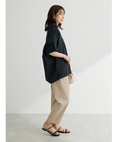 Green Parks 綿麻混スキッパーシャツ