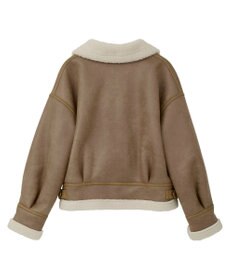 earth music&ecology フェイクムートンジャケット