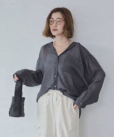 WEGO 【2026年春夏新作】シアーフードシャツ