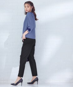 Tiaclasse 【洗える】グログランリボンカットトップス