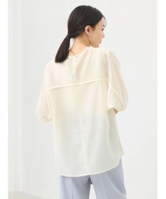 earth music&ecology バルーンスリーブブラウス