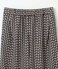 ANY L 【洗濯機可/ウエストゴム】ウェーブプリントパンツ