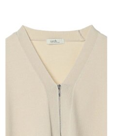 earth music&ecology ＶネックＺＩＰカーディガン