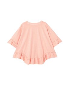 earth music&ecology ピグメントフリルTシャツ