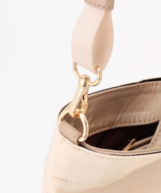 LA BAGAGERIE ツイルナイロン×エナメル 2WAYトートバッグ Mサイズ