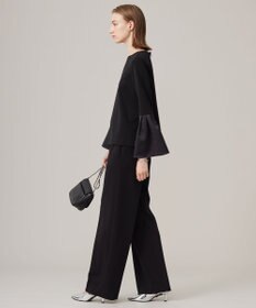 ICB L 【洗える】ミリオーネダンボールニットブラウス