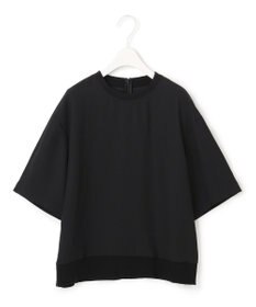 ICB 【新色追加・洗える】 FluidBackSatin Tブラウス