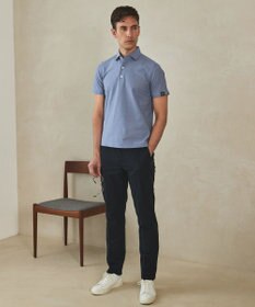 GOTAIRIKU 3年連続売上NO1/キングサイズ登場【仕事で着られる】キレイめ 鹿の子 BIZ ポロシャツ