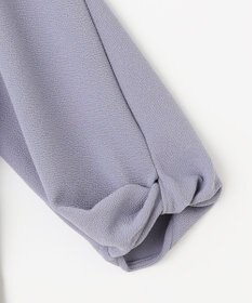 ANY L 【洗濯機可】ジャガード袖ねじりプルオーバー