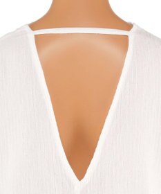 San-ai Resort（三愛水着楽園） 楊柳×レース　羽織り　F【San-ai Resort（サンアイリゾート）】