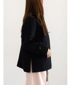 Te chichi ウールメルトンスタンドショートコート