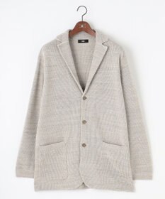 JOSEPH ABBOUD 【キングサイズ・オリジナルオーガニックコットン使用】JOE COTTON ニット ジャケット