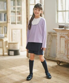 組曲 KIDS 【150-160㎝】【接触冷感・UVカット】サラリとヨークデザイン トップス