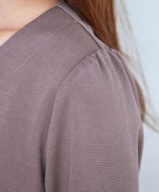 Tiaclasse 【洗える】グログランリボンカットトップス