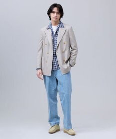 J.PRESS MEN 【J.PRESS ORIGINALS】【UNISEX】Washed Piped Stem DENIM