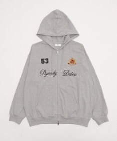 WEGO 【ユニセックスITEM/MLサイズ展開】ナンバリングカットZIPパーカー