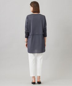 ICB L 【洗える】シアージャージーコンビ カットソー