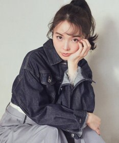 earth music&ecology ショートデニムジャケット