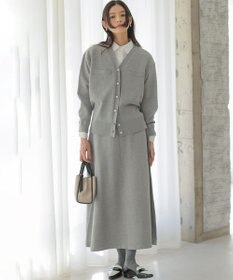 組曲 スウェットニット カーディガン