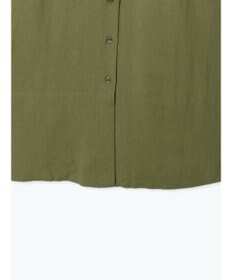 Te chichi ベルト付きレーヨンリネンシャツワンピース