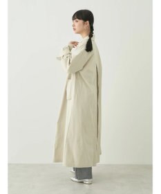 earth music&ecology 着流しロングトレンチ