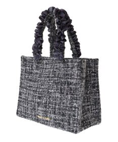 Maison de FLEUR EC限定ツイードフリルスクエアトートSバッグ