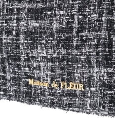 Maison de FLEUR EC限定ツイードフリルスクエアトートSバッグ