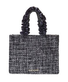 Maison de FLEUR EC限定ツイードフリルスクエアトートSバッグ