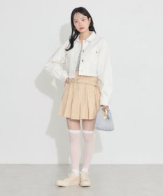 earth music&ecology ショートデニムジャケット