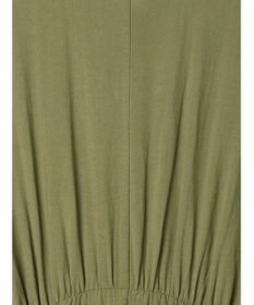 Te chichi ベルト付きレーヨンリネンシャツワンピース