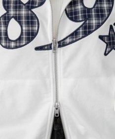 WEGO グラフィック半袖ZIPパーカー