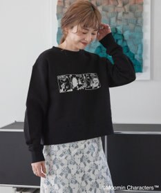 AMERICAN HOLIC Moomin コミック柄プリント裏毛プルオーバー