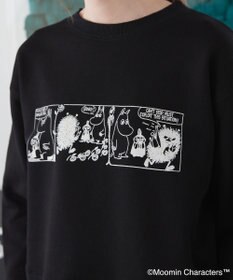 AMERICAN HOLIC Moomin コミック柄プリント裏毛プルオーバー