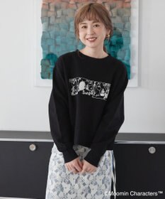 AMERICAN HOLIC Moomin コミック柄プリント裏毛プルオーバー