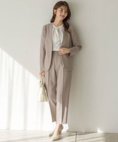 ANY SIS 【UVカット・接触冷感・吸水速乾】スマートビューティストレッチ  テーパードパンツ