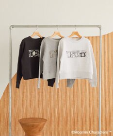 AMERICAN HOLIC Moomin コミック柄プリント裏毛プルオーバー