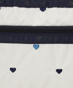 LeSportsac COSMETIC CLUTCH/トリコロールハートエンブロイダリー