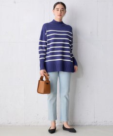 UNFILO センタープレステーパードデニム