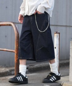 WEGO 【SMLサイズ展開】チェーン付きバルーンショーツ