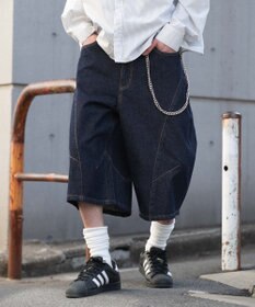 WEGO 【SMLサイズ展開】チェーン付きバルーンショーツ