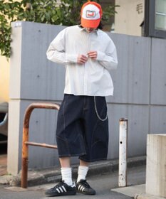 WEGO 【SMLサイズ展開】チェーン付きバルーンショーツ