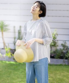 ANY 【UVカット/抗菌防臭/速乾/手洗い可】エニィファンクション ボリュームスリーブシャツ