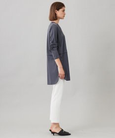 ICB L 【洗える】シアージャージーコンビ カットソー