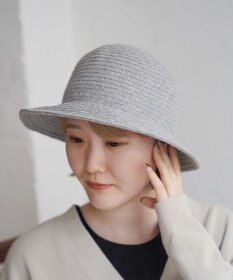 石田製帽 エコリウール混 丸ダウンクロッシェ