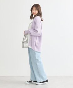 earth music&ecology ダブルタックワイドデニムパンツ