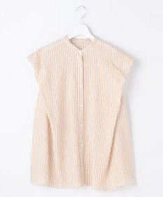 自由区 L 【WEB限定カラーあり】シアーラミーローンバンドカラー ブラウス