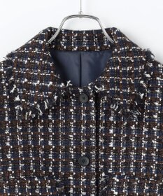 #Newans ツイードブルゾン