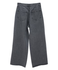 earth music&ecology ダブルタックワイドデニムパンツ
