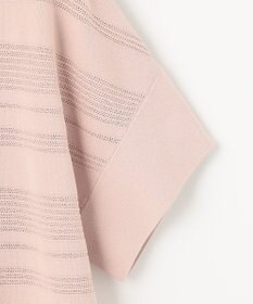 自由区 【洗える】クレープストレッチボーダー ニット